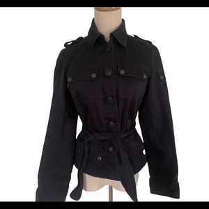 [J. Crew] Navy 100% Cotton Military Style Jacket Sz: XS